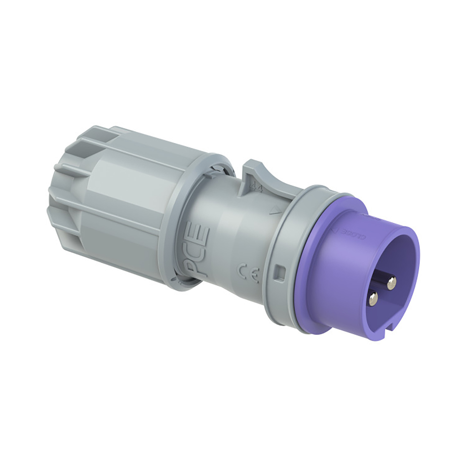 102299 CEE fiche 32A 2p 24V violet IP44 Twist