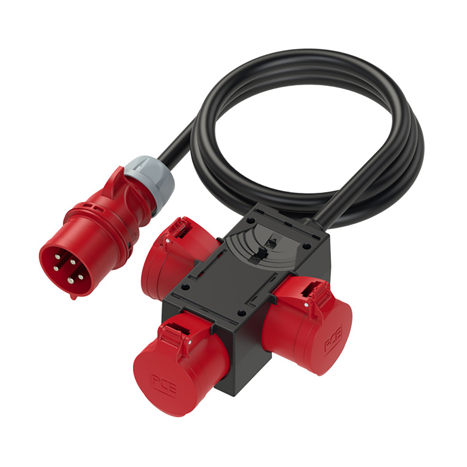 104184 St.Anton 4f distributeur 3x32/5/400 6h rouge non sécurisé
IP44 Entree: 1,5 m H07RN-F 5G4 32/5/400 6h rouge