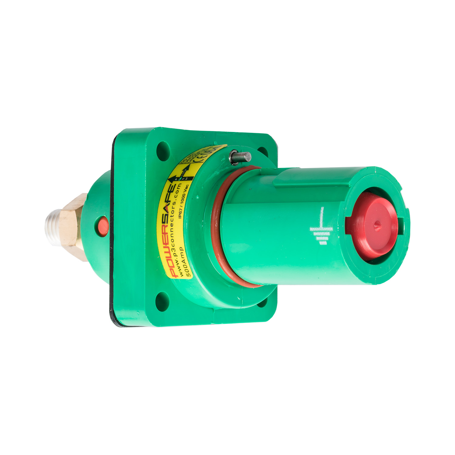 122184 Powersafe Panneau Drain 800A PE vert T8 écrous M12