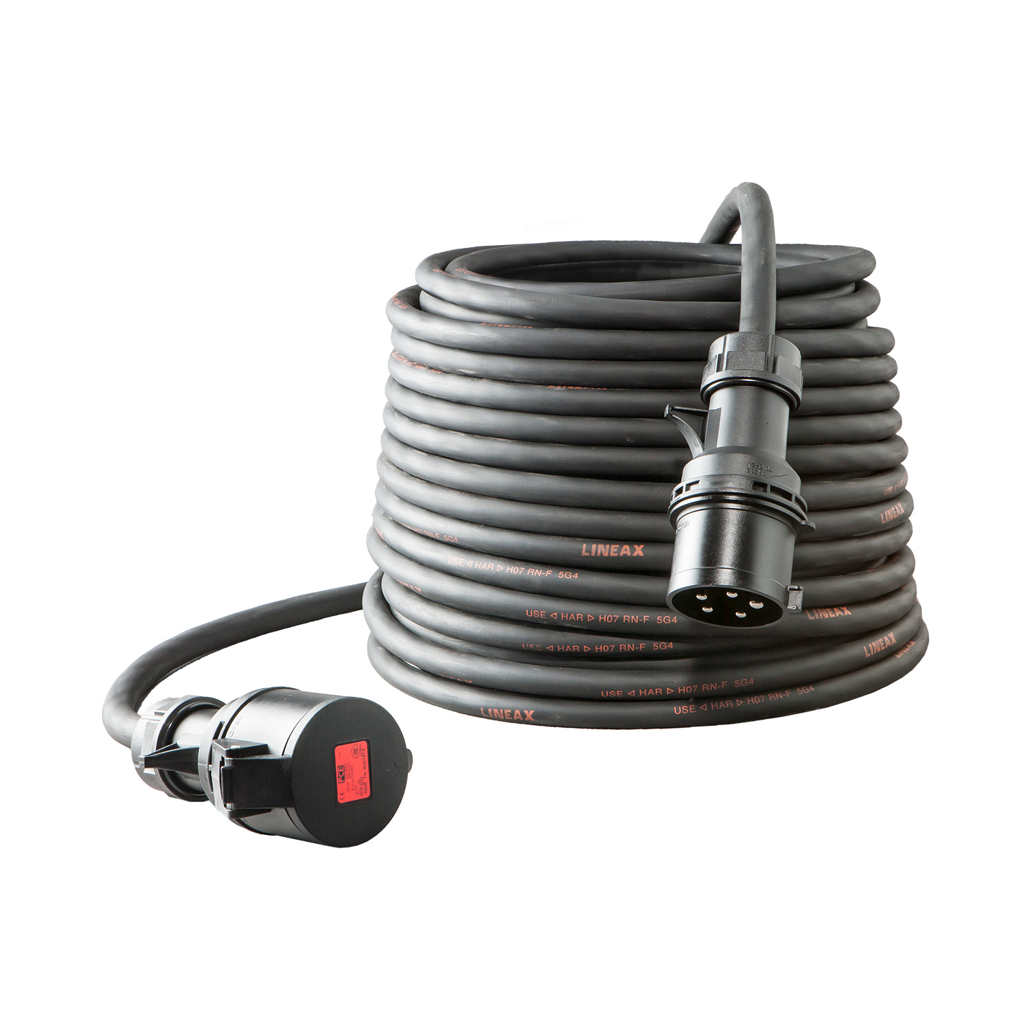 Câble d’extension CEE 32A 400V noir